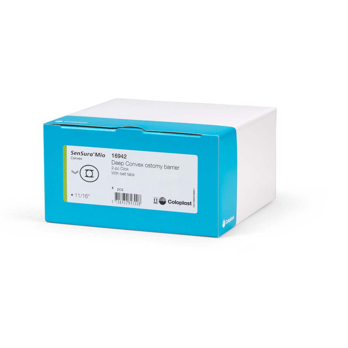 Ostomy Barrier Sensura® Mio Adaptive Convex Elastic Adhesive Click Coupling - BeHope
