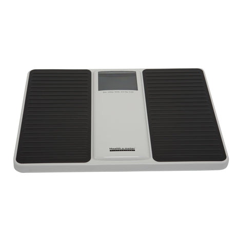 Floor Scale Health O Meter® LCD Display 500 lbs. / 227 kg Capacity Black / White Battery Operated - BeHope