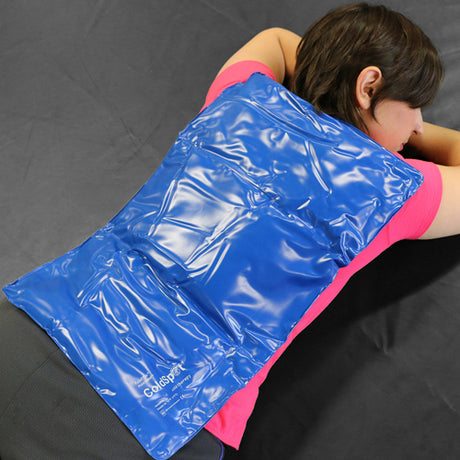 Reusable Heavy Duty Cold Pack  Ovrsz 11 x21  Blue Vinyl