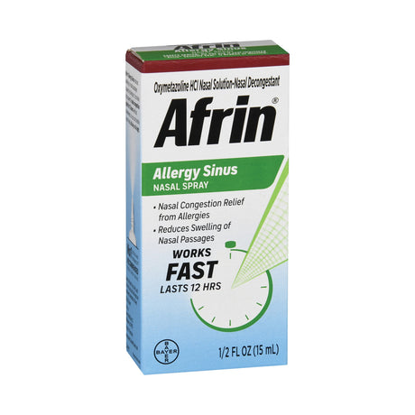 Sinus Relief Afrin® Allergy Sinus 0.05% Strength Nasal Spray 15 mL - BeHope