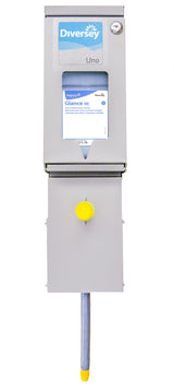 Chemical Dispenser Diversey™ J-fill® Uno™ Stainless Steel Push Button Wall Mount - BeHope