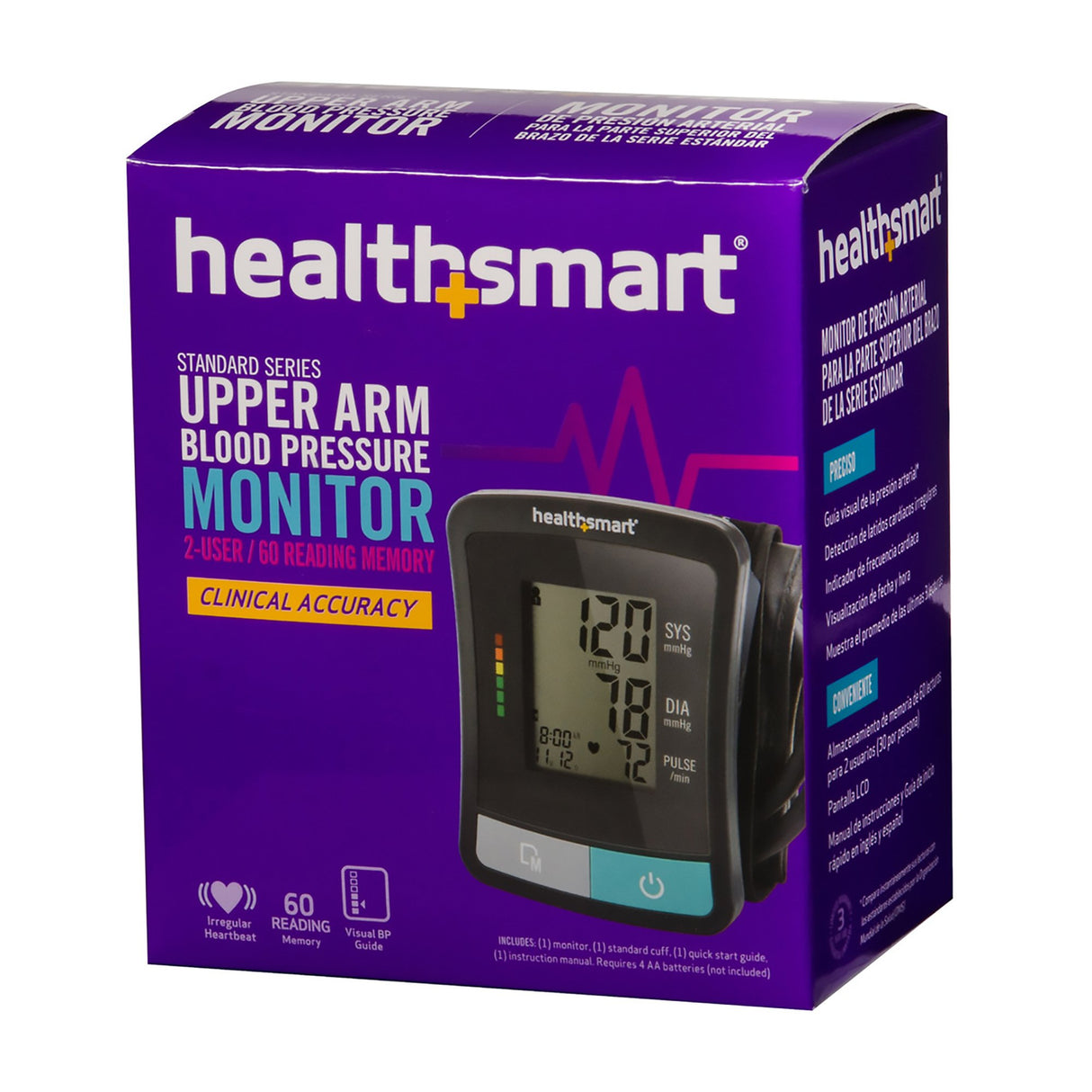 Home Automatic Digital Blood Pressure Monitor Mabis® with Memory and Accuracy - BeHope