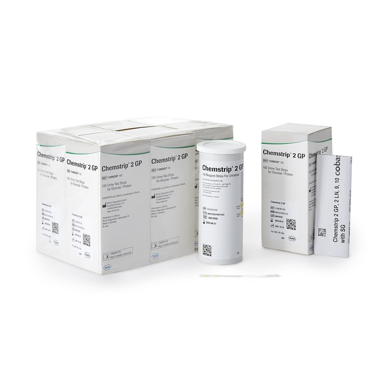 Urinalysis Reagent Chemstrip®2 Glucose, Protein For Urinalysis - BeHope
