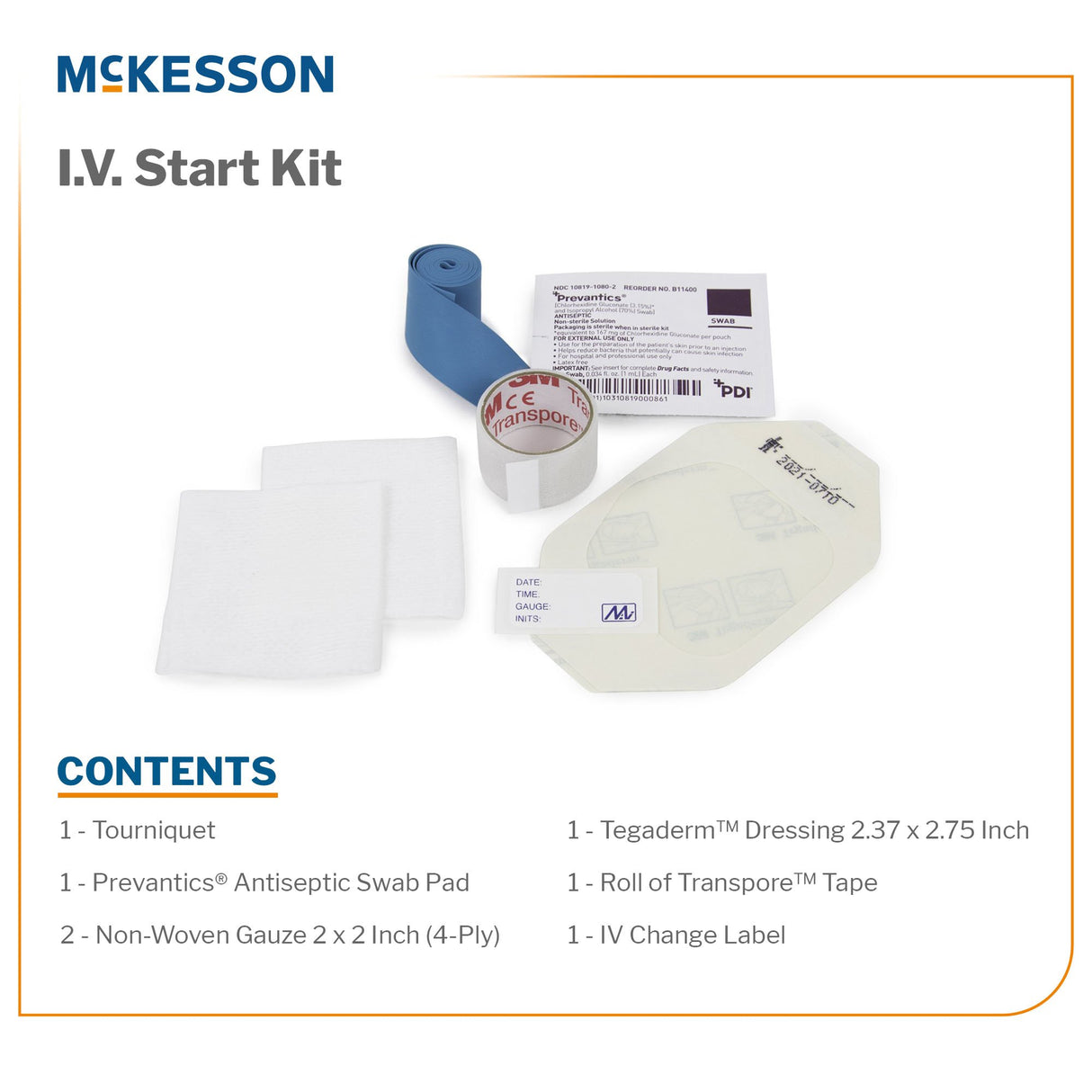 IV Start Kit McKesson Sterile - BeHope