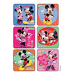 Disney® 75 per Roll Mickey and Minnie Mouse Glitter Sticker 2-1/2 Inch - BeHope