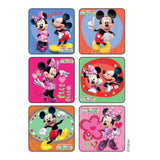 Disney® 75 per Roll Mickey and Minnie Mouse Glitter Sticker 2-1/2 Inch - BeHope