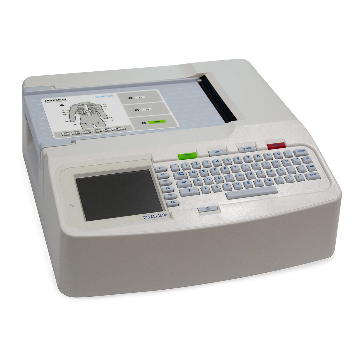 Electrocardiograph McKesson LUMEON™ and Burdick AC Power / Battery Operated LCD Display Resting - BeHope