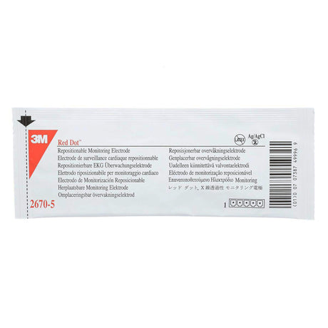 Ecg Monitoring Electrode 3m™ Red Dot™ Repositionable Quick Stick Adhesive Gel - BeHope