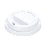 Dome Lid Traveler® For 8 oz. Cups White Plastic Disposable - BeHope