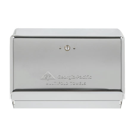 Paper Towel Dispenser Georgia-pacific® Manual Key Lock Metal Wall Mount - BeHope