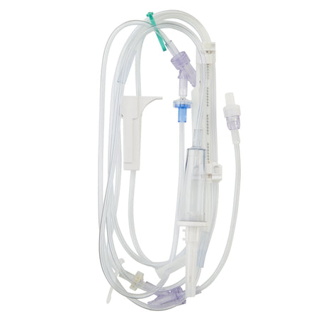 IV Pump Set Infusomat® Space® Pump 2 Ports 15 Drops / mL Drip Rate Without Filter 120 Inch Tubing Solution Without Flow Regulator - BeHope