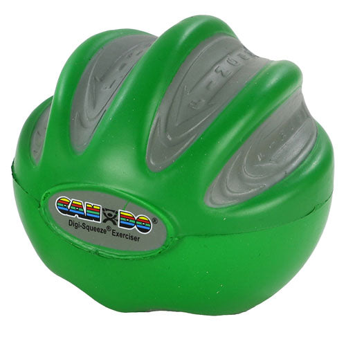 Exerciseur pour les mains CanDo Digi-Squeeze, vert, moyen et modéré