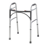 Deluxe Folding Walker, Two Button -BeHope