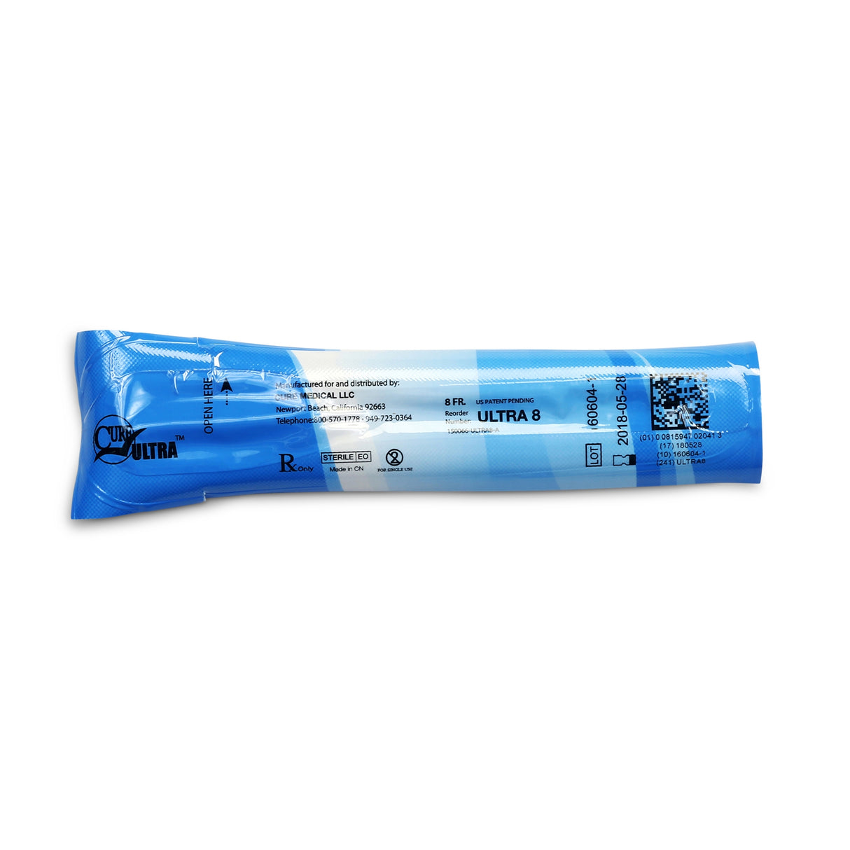Urethral Catheter Cure Ultra® Straight Tip Lubricated Pvc - BeHope