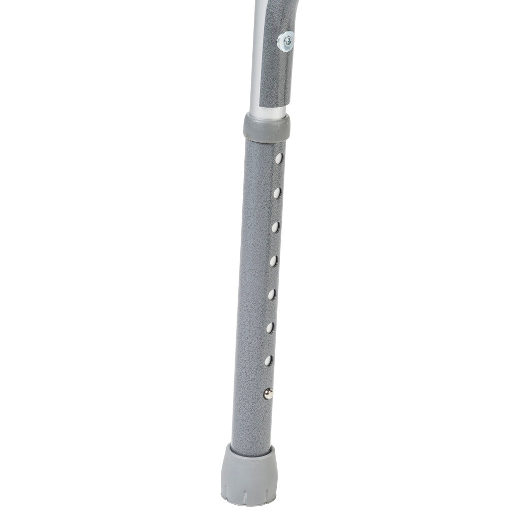 Bariatric Aluminum Two Button Folding Walker With Wheels - BeHope