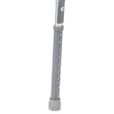 Bariatric Aluminum Two Button Folding Walker With Wheels - BeHope