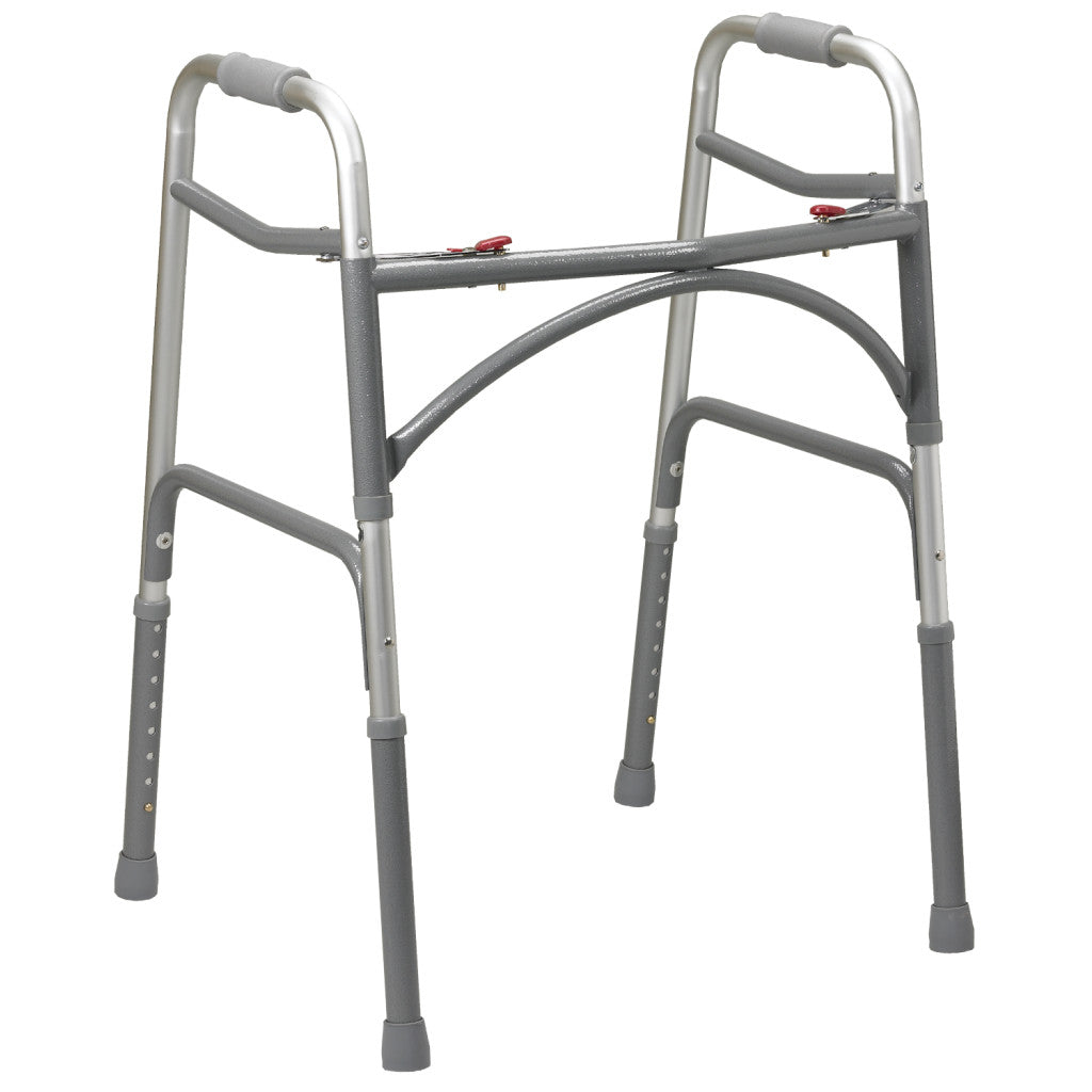 Bariatric Aluminum Folding Walker- Two Button - BeHope