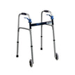 Deluxe, Trigger Release Folding Walker With 5" Wheels - BeHope