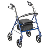 Durable 4 Wheel Rollator with 7.5" Casters -BeHope