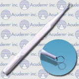 Dermal Curette Acu-Dispo-Curette® 5 Inch Length Flat Handle 4 mm Tip Loop Tip - BeHope