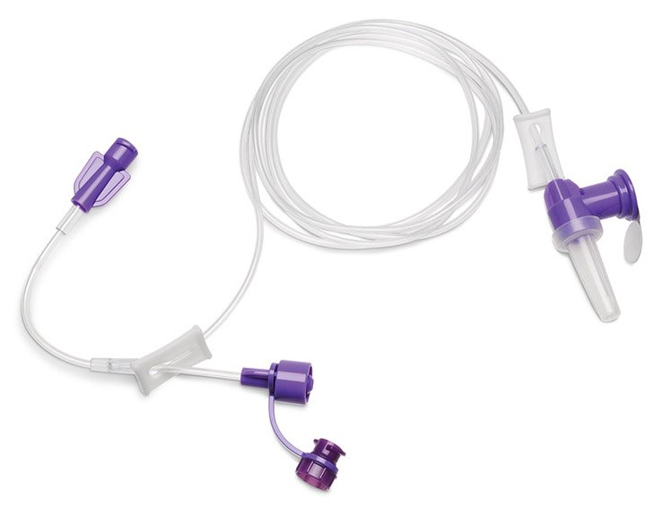Feeding Tube Extension Set with ENFit™ Connector Kangaroo™ PVC, 35 Inch, Sterile - BeHope
