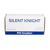 Pill Crusher Silent Knight® Hand Operated Blue / White - BeHope