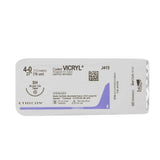Absorbable Suture with Needle Coated Vicryl™ Polyglactin 910 SH 1/2 Circle Taper Point Needle Size 4-0 Braided - BeHope