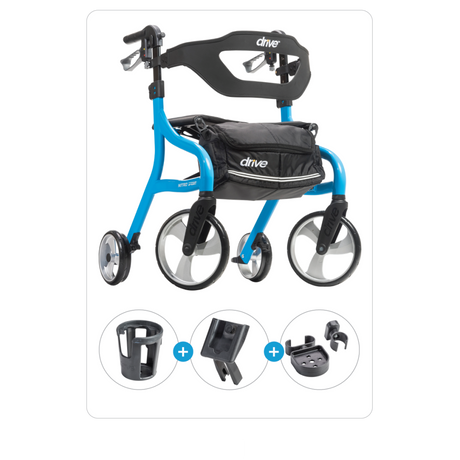 Nitro® Sprint Rollator With Accessories - BeHope