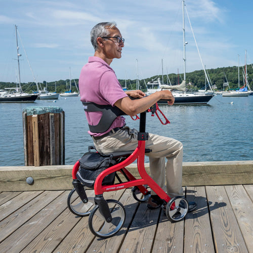 Nitro Sprint Rollator  Red