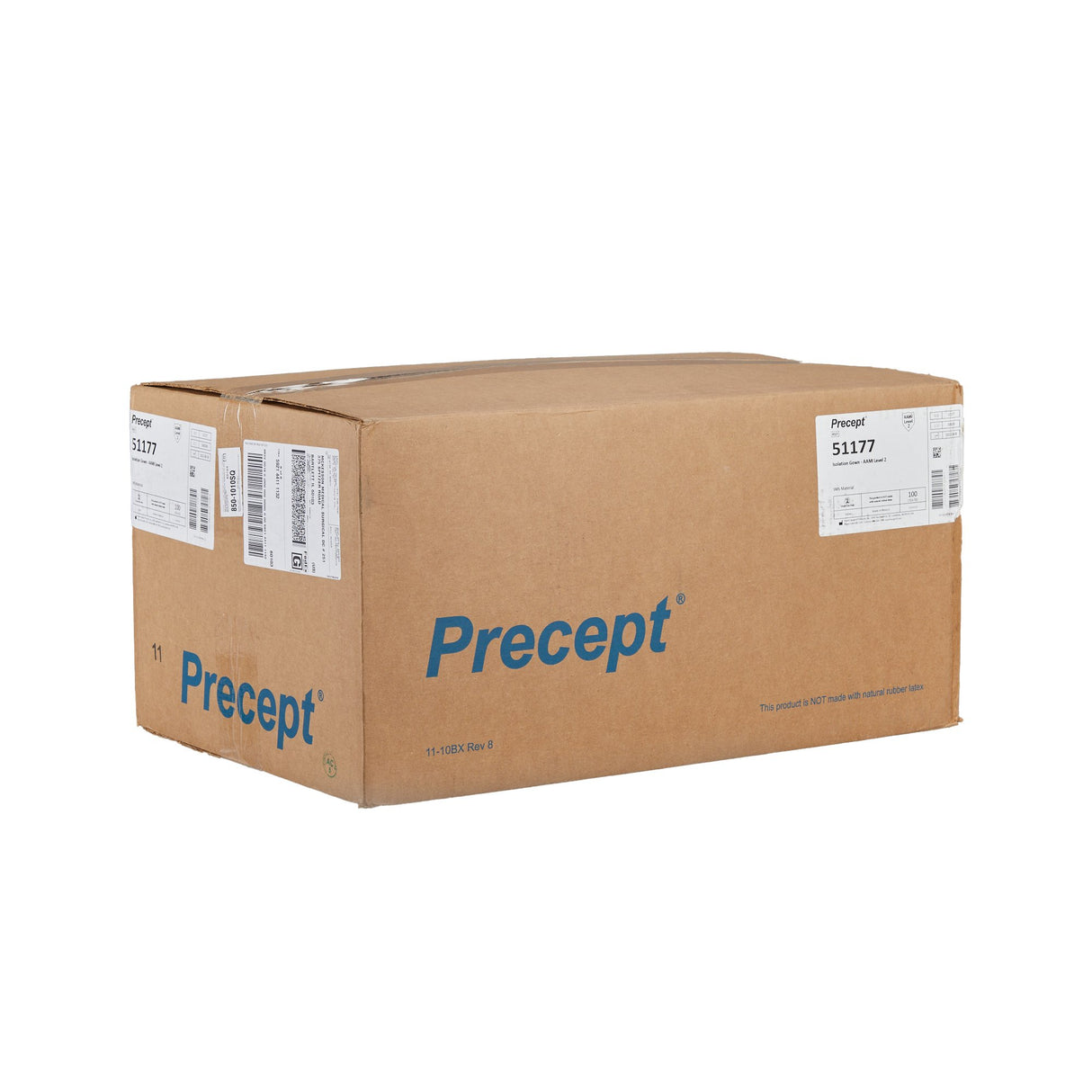 Protective Procedure Gown Precept® One Size Fits Most Yellow NonSterile AAMI Level 2 Disposable - BeHope