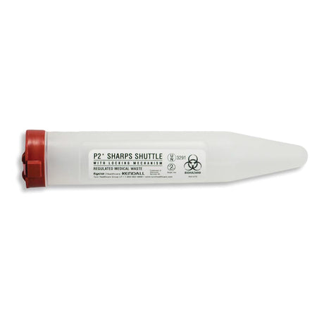 Pocket Shuttle Sharps Container Compact Translucent Vertical Entry - BeHope