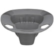 Stackable Bedpan McKesson Graphite 2 Quart / 1893 mL - BeHope