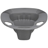 Stackable Bedpan McKesson Graphite 2 Quart / 1893 mL - BeHope
