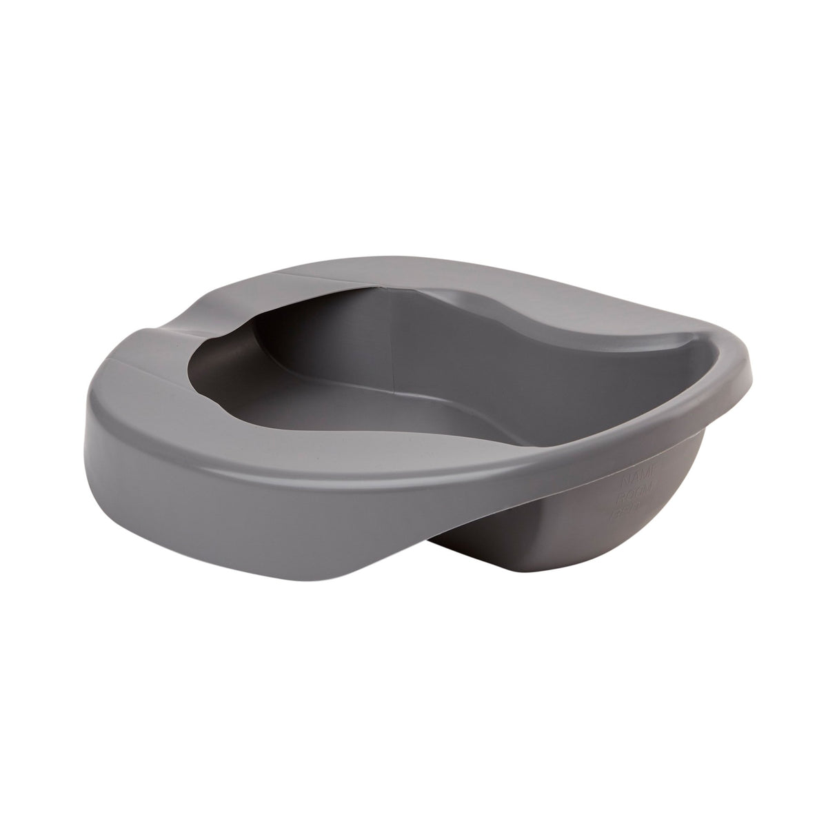 Pontoon Bedpan McKesson Graphite 2 Quart / 1893 mL - BeHope