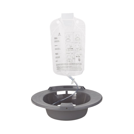 Sitz Bath McKesson Round Graphite Plastic 2000 mL Bag Graduated, 500 mL Increments up to 2000 mL - BeHope