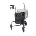 Deluxe 3 Wheel Aluminum Rollator, 7.5" Casters -BeHope