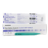 Scalpel McKesson Stainless Steel Plastic Handle Sterile Disposable - BeHope