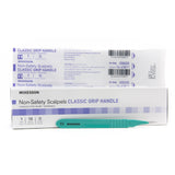 Scalpel McKesson Stainless Steel Plastic Handle Sterile Disposable - BeHope