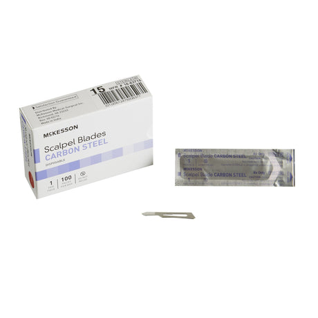 McKesson Disposable Carbon Steel Sterile Scalpel Blades - BeHope