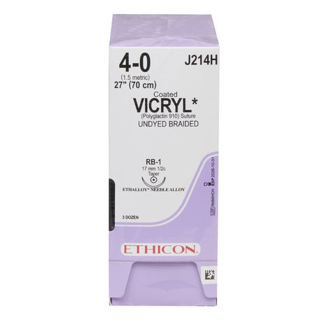 Absorbable Suture With Needle Vicryl™ Polyglactin 910 Braided for Tissue Approximation - BeHope