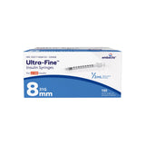 Standard Insulin Syringe with Needle Ultra-Fine™ Lo-Dose™ 0.5 mL 5/16 Inch 31 Gauge NonSafety Regular Wall - BeHope