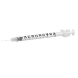 Standard Insulin Syringe with Needle Ultra-Fine™ Lo-Dose™ 0.5 mL 5/16 Inch 31 Gauge NonSafety Regular Wall - BeHope