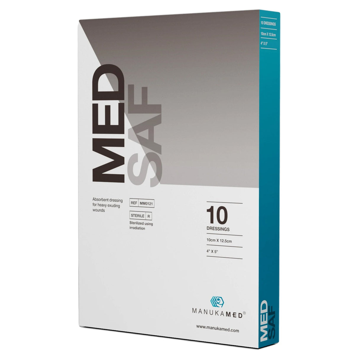 Honey Impregnated Wound Dressing MedSaf Rectangle 4 X 5 Inch Sterile - BeHope