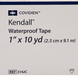 Waterproof Medical Tape Kendall™ White 1 Inch X 10 Yard Cloth NonSterile - BeHope