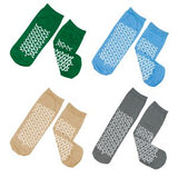 Slipper Socks Dynarex Unisex Adult X-Large Double Tread Single Patient Use Beige - BeHope