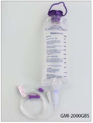Generica Enteral Gravity Feeding Set with ENFit™ Connector and Adapter - BeHope