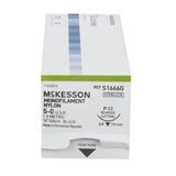McKesson Nonabsorbable Nylon Monofilament Suture with Precision Reverse Cutting Needle - BeHope