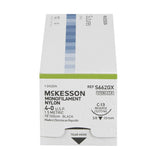 McKesson Nonabsorbable Nylon Monofilament Suture with Reverse Cutting Needle - BeHope