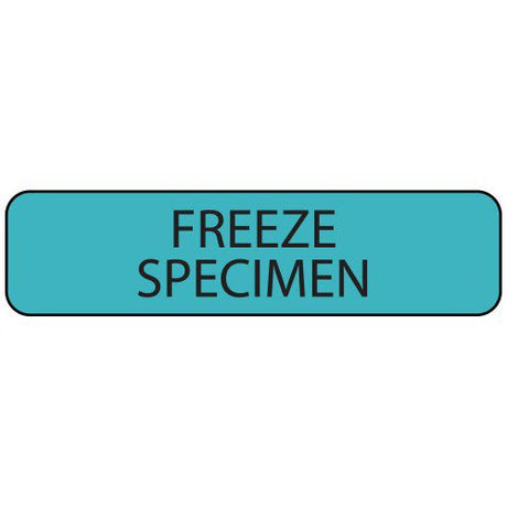 Pre-printed Label Medvision® Laboratory Removable Freeze Specimen - BeHope