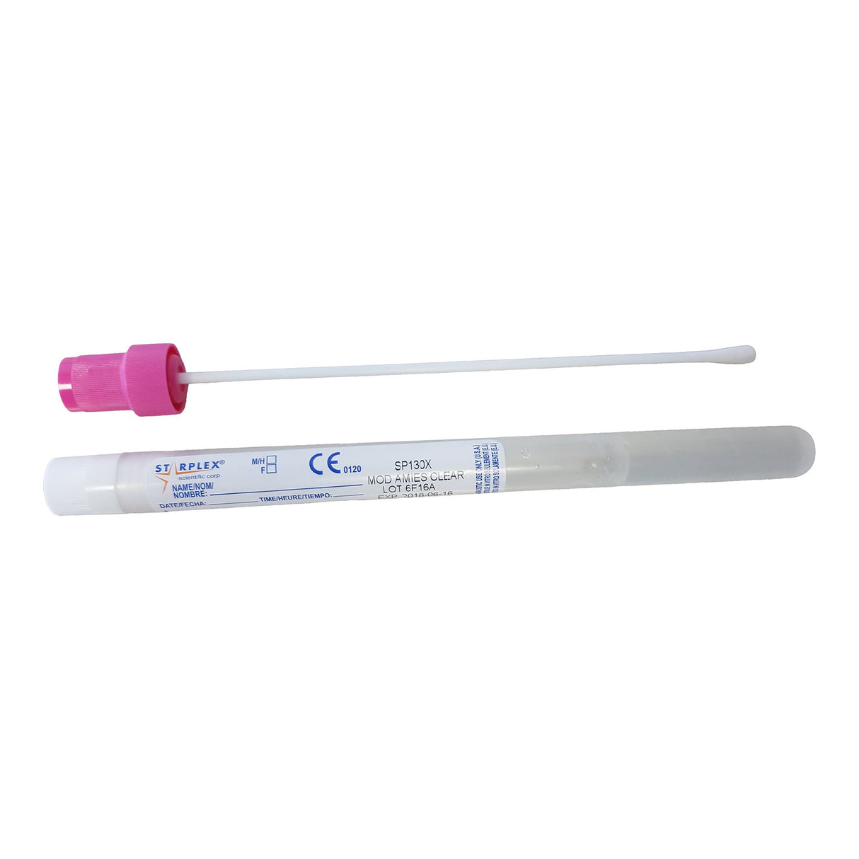 Starswab II® Sterile Specimen Collection Transport System Amies Clear Gel - BeHope